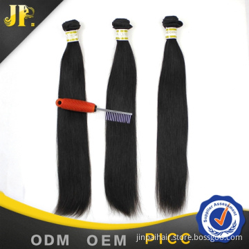 JP exellent quality single donor virgin cambodian straight human hair weft